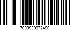 Código de barras (EAN, GTIN, SKU, ISBN): '7898939972498'
