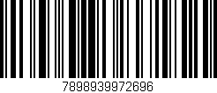 Código de barras (EAN, GTIN, SKU, ISBN): '7898939972696'