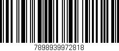 Código de barras (EAN, GTIN, SKU, ISBN): '7898939972818'