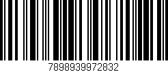 Código de barras (EAN, GTIN, SKU, ISBN): '7898939972832'