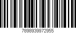 Código de barras (EAN, GTIN, SKU, ISBN): '7898939972955'