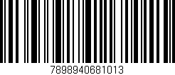 Código de barras (EAN, GTIN, SKU, ISBN): '7898940681013'