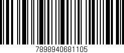 Código de barras (EAN, GTIN, SKU, ISBN): '7898940681105'