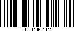 Código de barras (EAN, GTIN, SKU, ISBN): '7898940681112'