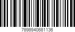 Código de barras (EAN, GTIN, SKU, ISBN): '7898940681136'