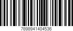 Código de barras (EAN, GTIN, SKU, ISBN): '7898941404536'
