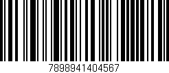 Código de barras (EAN, GTIN, SKU, ISBN): '7898941404567'