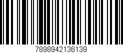 Código de barras (EAN, GTIN, SKU, ISBN): '7898942136139'