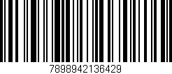 Código de barras (EAN, GTIN, SKU, ISBN): '7898942136429'