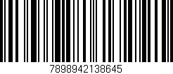 Código de barras (EAN, GTIN, SKU, ISBN): '7898942138645'