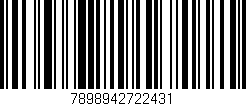 Código de barras (EAN, GTIN, SKU, ISBN): '7898942722431'