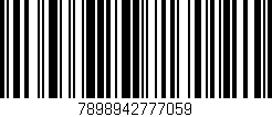 Código de barras (EAN, GTIN, SKU, ISBN): '7898942777059'