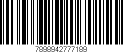 Código de barras (EAN, GTIN, SKU, ISBN): '7898942777189'