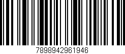 Código de barras (EAN, GTIN, SKU, ISBN): '7898942961946'