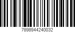 Código de barras (EAN, GTIN, SKU, ISBN): '7898944240032'