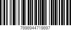 Código de barras (EAN, GTIN, SKU, ISBN): '7898944719897'
