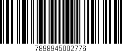 Código de barras (EAN, GTIN, SKU, ISBN): '7898945002776'