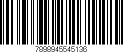 Código de barras (EAN, GTIN, SKU, ISBN): '7898945545136'