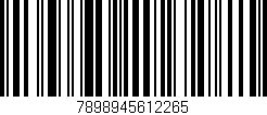 Código de barras (EAN, GTIN, SKU, ISBN): '7898945612265'