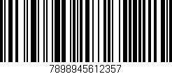 Código de barras (EAN, GTIN, SKU, ISBN): '7898945612357'