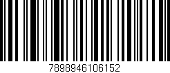 Código de barras (EAN, GTIN, SKU, ISBN): '7898946106152'