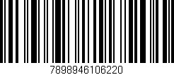Código de barras (EAN, GTIN, SKU, ISBN): '7898946106220'