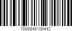 Código de barras (EAN, GTIN, SKU, ISBN): '7898946106442'