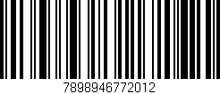 Código de barras (EAN, GTIN, SKU, ISBN): '7898946772012'