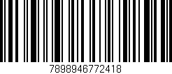 Código de barras (EAN, GTIN, SKU, ISBN): '7898946772418'