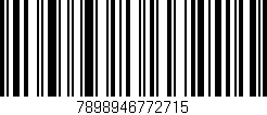 Código de barras (EAN, GTIN, SKU, ISBN): '7898946772715'