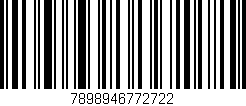 Código de barras (EAN, GTIN, SKU, ISBN): '7898946772722'