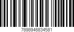 Código de barras (EAN, GTIN, SKU, ISBN): '7898946834581'