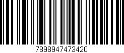 Código de barras (EAN, GTIN, SKU, ISBN): '7898947473420'