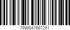 Código de barras (EAN, GTIN, SKU, ISBN): '7898947687261'