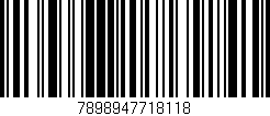Código de barras (EAN, GTIN, SKU, ISBN): '7898947718118'