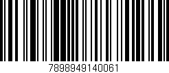Código de barras (EAN, GTIN, SKU, ISBN): '7898949140061'