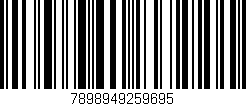 Código de barras (EAN, GTIN, SKU, ISBN): '7898949259695'