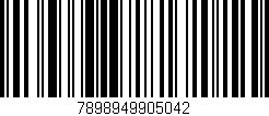 Código de barras (EAN, GTIN, SKU, ISBN): '7898949905042'