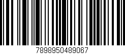 Código de barras (EAN, GTIN, SKU, ISBN): '7898950489067'