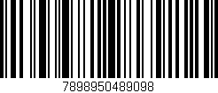 Código de barras (EAN, GTIN, SKU, ISBN): '7898950489098'