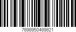 Código de barras (EAN, GTIN, SKU, ISBN): '7898950489821'
