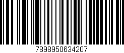Código de barras (EAN, GTIN, SKU, ISBN): '7898950634207'