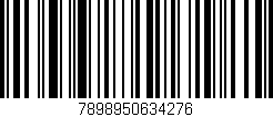 Código de barras (EAN, GTIN, SKU, ISBN): '7898950634276'