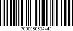 Código de barras (EAN, GTIN, SKU, ISBN): '7898950634443'