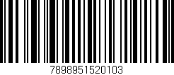 Código de barras (EAN, GTIN, SKU, ISBN): '7898951520103'
