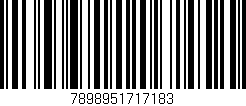 Código de barras (EAN, GTIN, SKU, ISBN): '7898951717183'