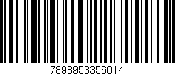 Código de barras (EAN, GTIN, SKU, ISBN): '7898953356014'