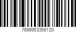 Código de barras (EAN, GTIN, SKU, ISBN): '7898953356120'