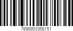 Código de barras (EAN, GTIN, SKU, ISBN): '7898953356151'