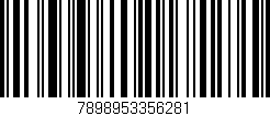 Código de barras (EAN, GTIN, SKU, ISBN): '7898953356281'